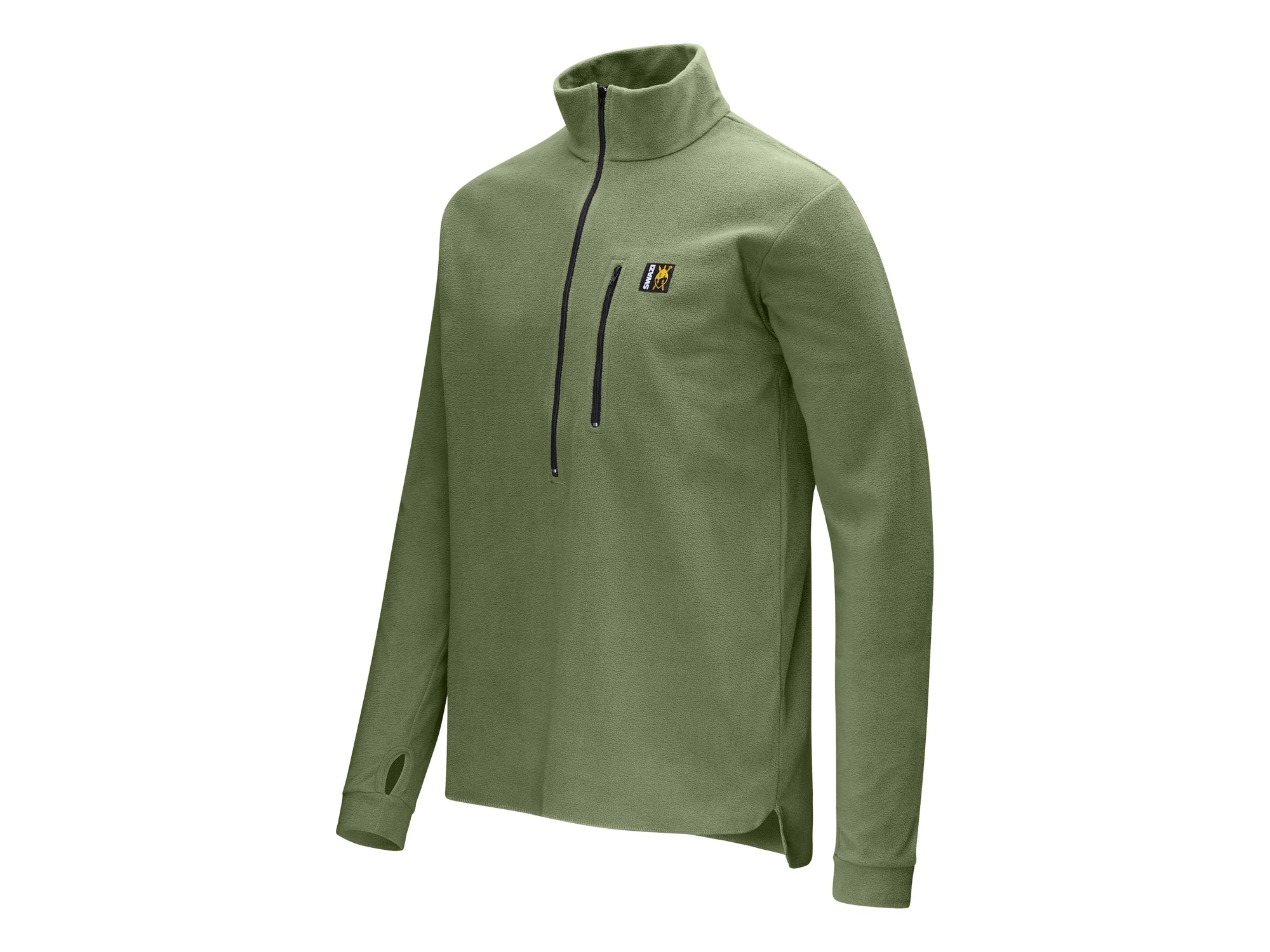 Swazi Micro Long Sleeve Fleece Shirt with 1/2 Zip Ranger