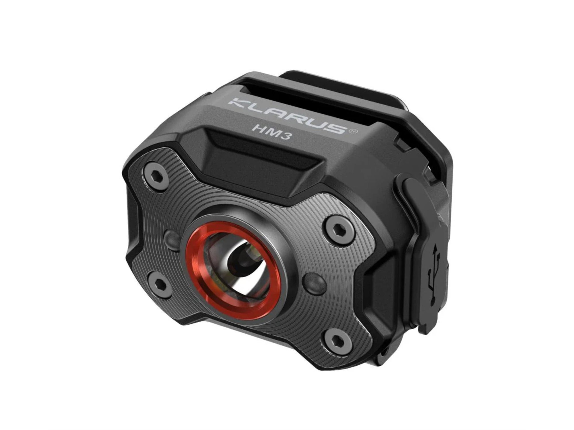 Klarus HM3 Headlamp 670 Lumens Lightweight Rechargeable - Black