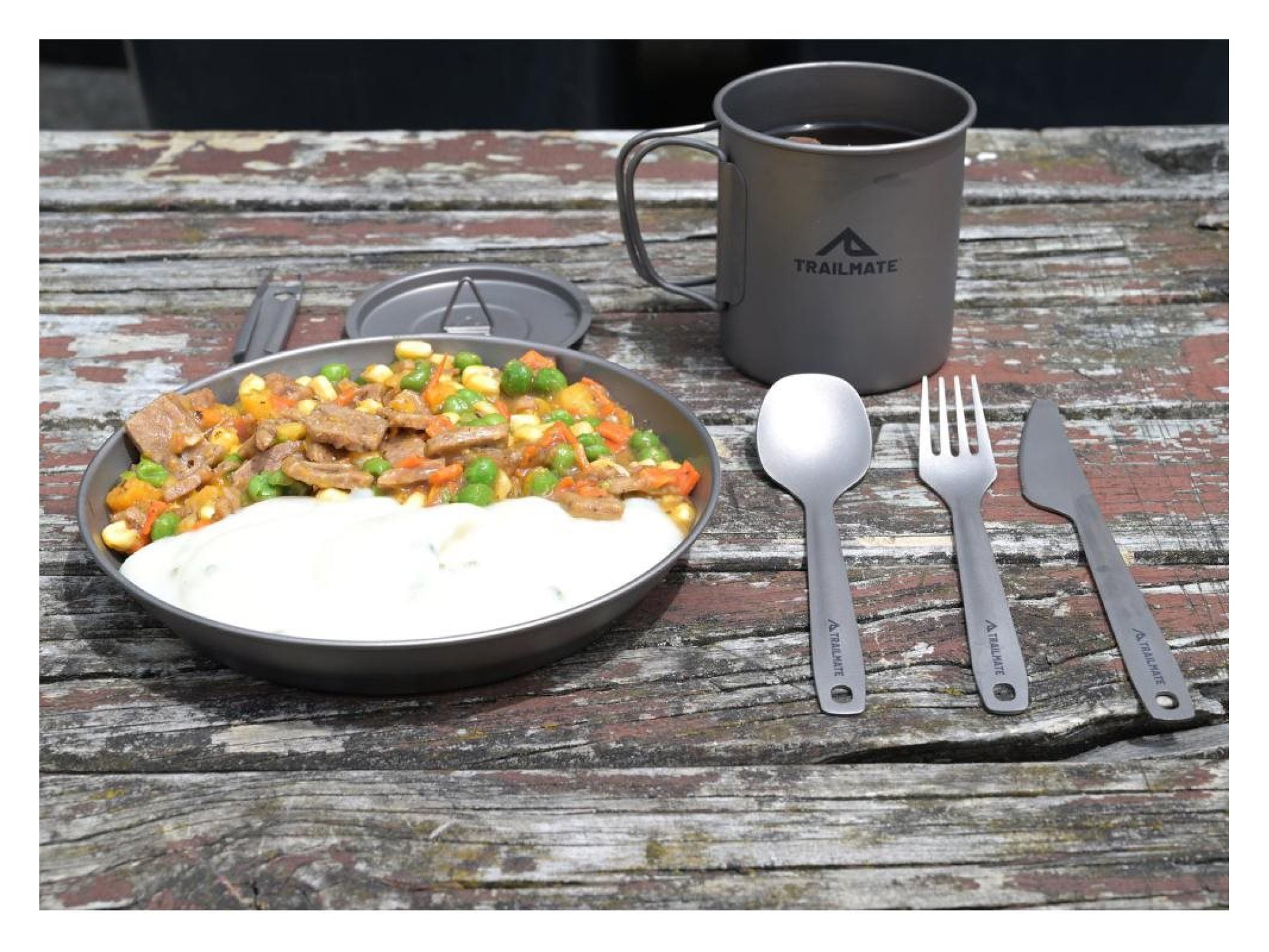 Trailmate Titanium Cookset 4 Piece Ultralight