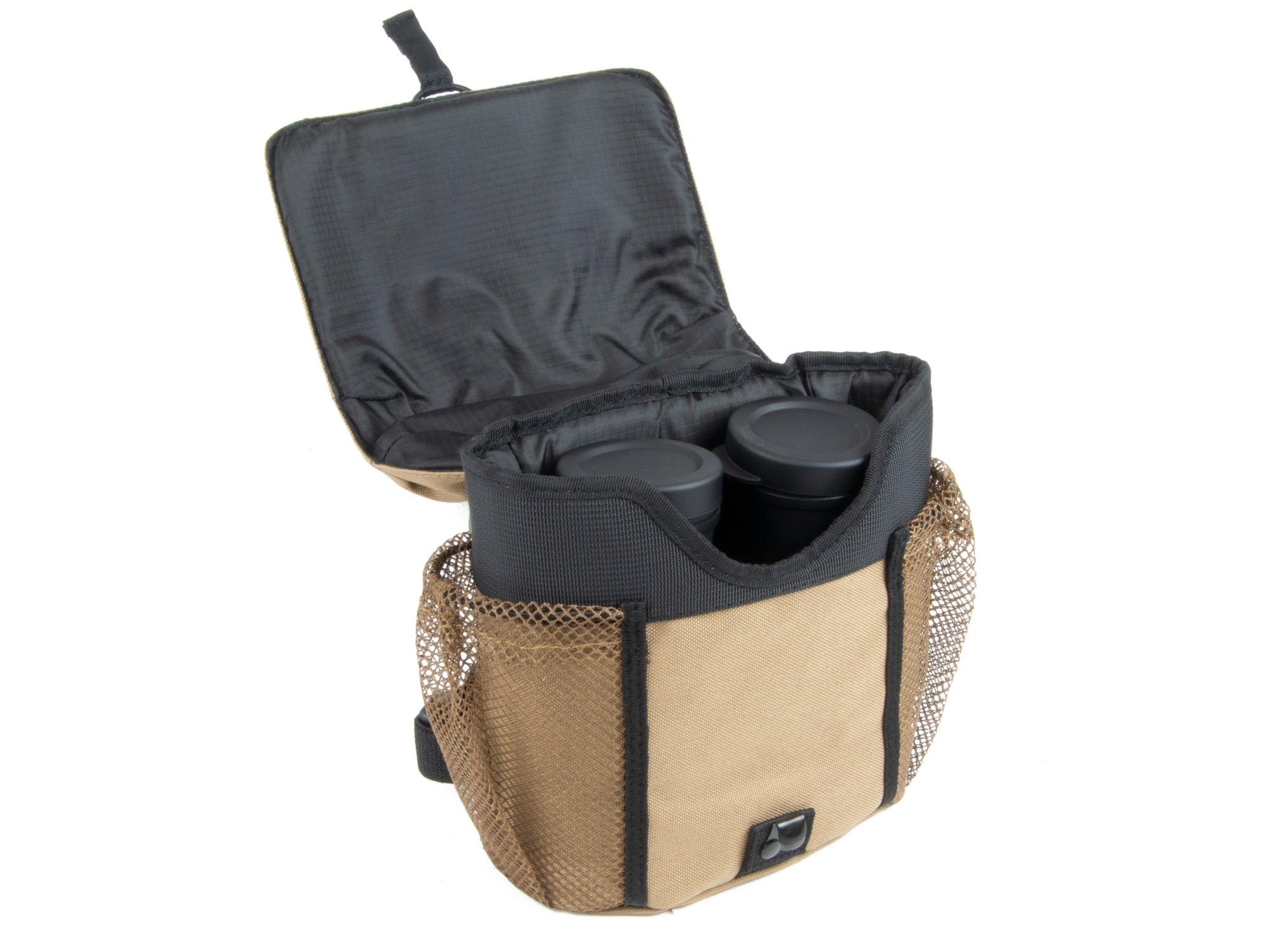 Manitoba Binocular Chest Case With Harness - Tan