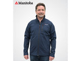 Manitoba Soft Shell Fleece Lined Team Jacket V2: Navy