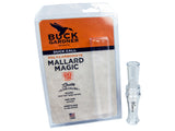 Buck Gardner Duck Call ‘Mallard Magic’ Double Reed, Poly, Clear
