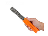 Outdoor Outfitter Folding Diamond Sharpener Double Sided - Orange