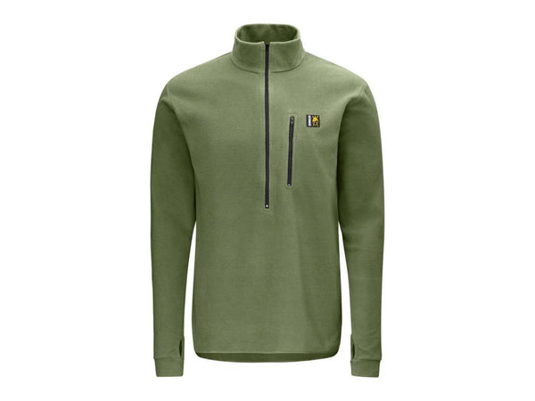 Swazi Micro Long Sleeve Fleece Shirt with 1/2 Zip - Ranger