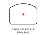 Bushnell RXC-200 Compact Reflex 6 MOA Red Dot