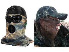 Forest Camo Mesh 3/4 Mask