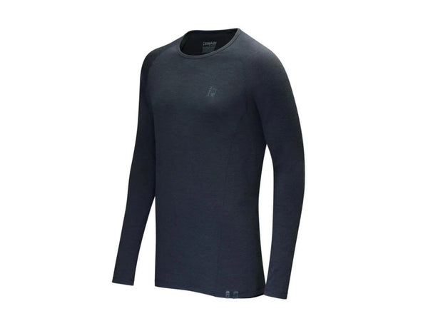 Swazi Hoodoo Merino Thermal Long Sleeve Top - Iron Sand