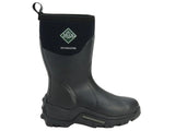 Muck Boot Muckmaster Mid Height Unisex Waterproof Boots | Black