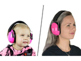 Barricade Youth Fit Ear Muffs 25dB Hearing Protection - Pink