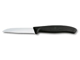 Victorinox Swiss Classic 8cm Black Pairing Knife | Cerated Edge