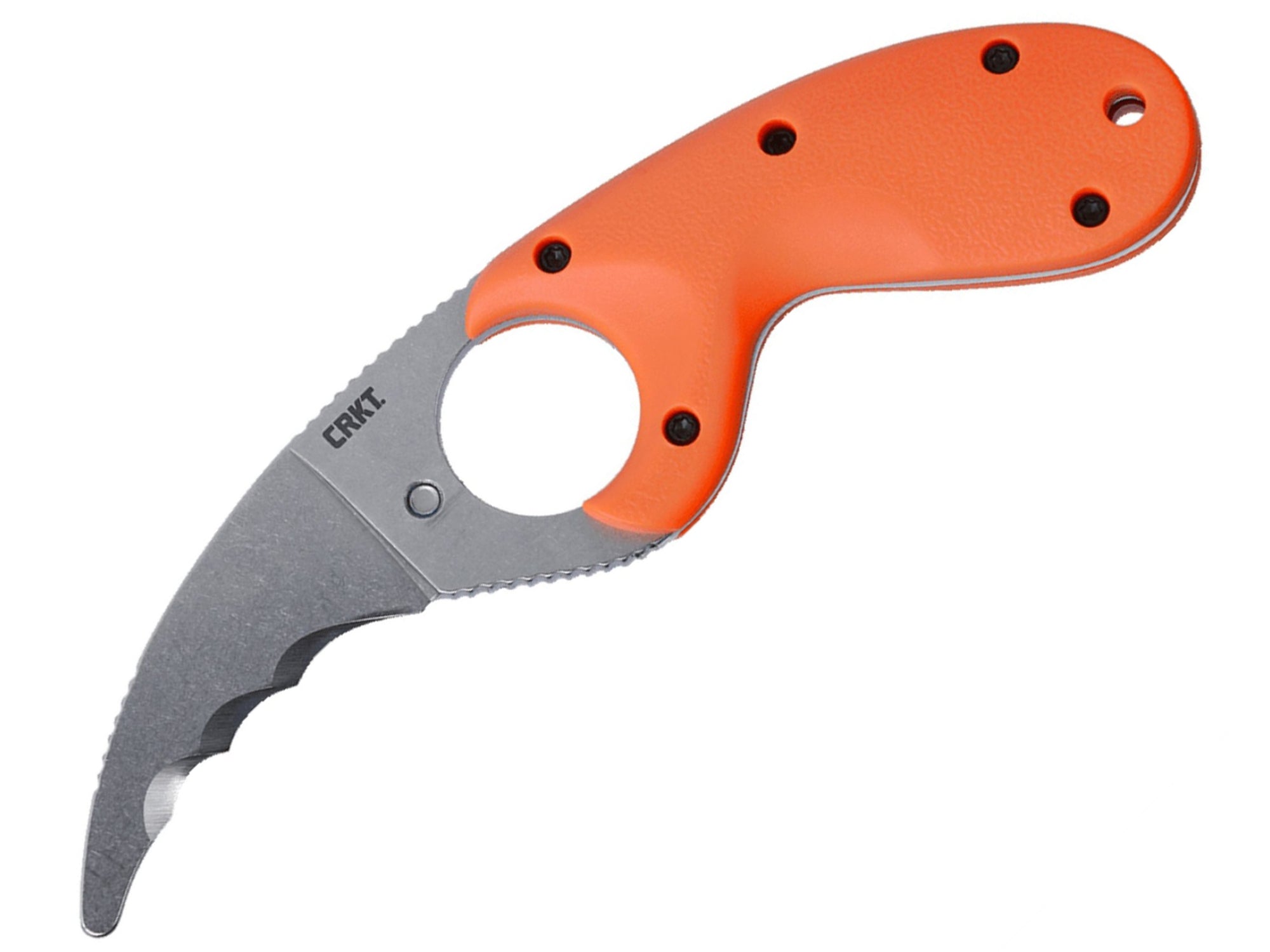 CRKT Bear Claw Veff Serrated Rescue Knife Orange