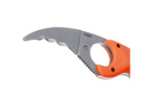 CRKT Kommer Bear Claw Veff Serrated Fixed Knife | Orange