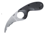 CRKT Kommer Bear Claw Fixed Blade Knife AUS-8 Serrated 6.1cm | Black