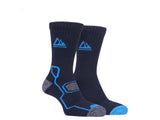 Storm Bloc Mens Bamboo Boot Socks 6-11 | Blue 2 Pack