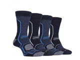 Storm Bloc Mens Technical Boot Socks 4 Pack | Blue