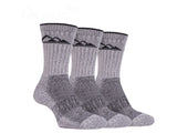 Storm Bloc Mens Luxury Heavy Cushion Boot Socks | Grey 3 Pack