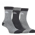 Storm Bloc Womens Cushioning Comfort Boot Socks 3 Pack | Grey