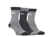 Storm Bloc Womens Cushioning Comfort Boot Socks 3 Pack | Grey