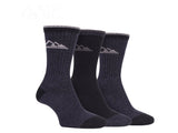 Storm Bloc Womens Marl Boot Socks 3 Pack | Black