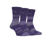 Storm Bloc Womens Striped Boot Socks 3 Pack | Size 4-8 UK