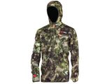 Stoney Creek Mens Microplus Half Zip Hoodie | Tuatara Forest Camo