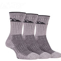 Storm Bloc Womens Luxury Heavy Cushion Boot Socks 3 Pack | Grey