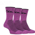 Storm Bloc Womens Luxury Heavy Cushion Boot Socks 3 Pack | Pink