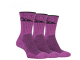 Storm Bloc Womens Luxury Heavy Cushion Boot Socks 3 Pack | Pink