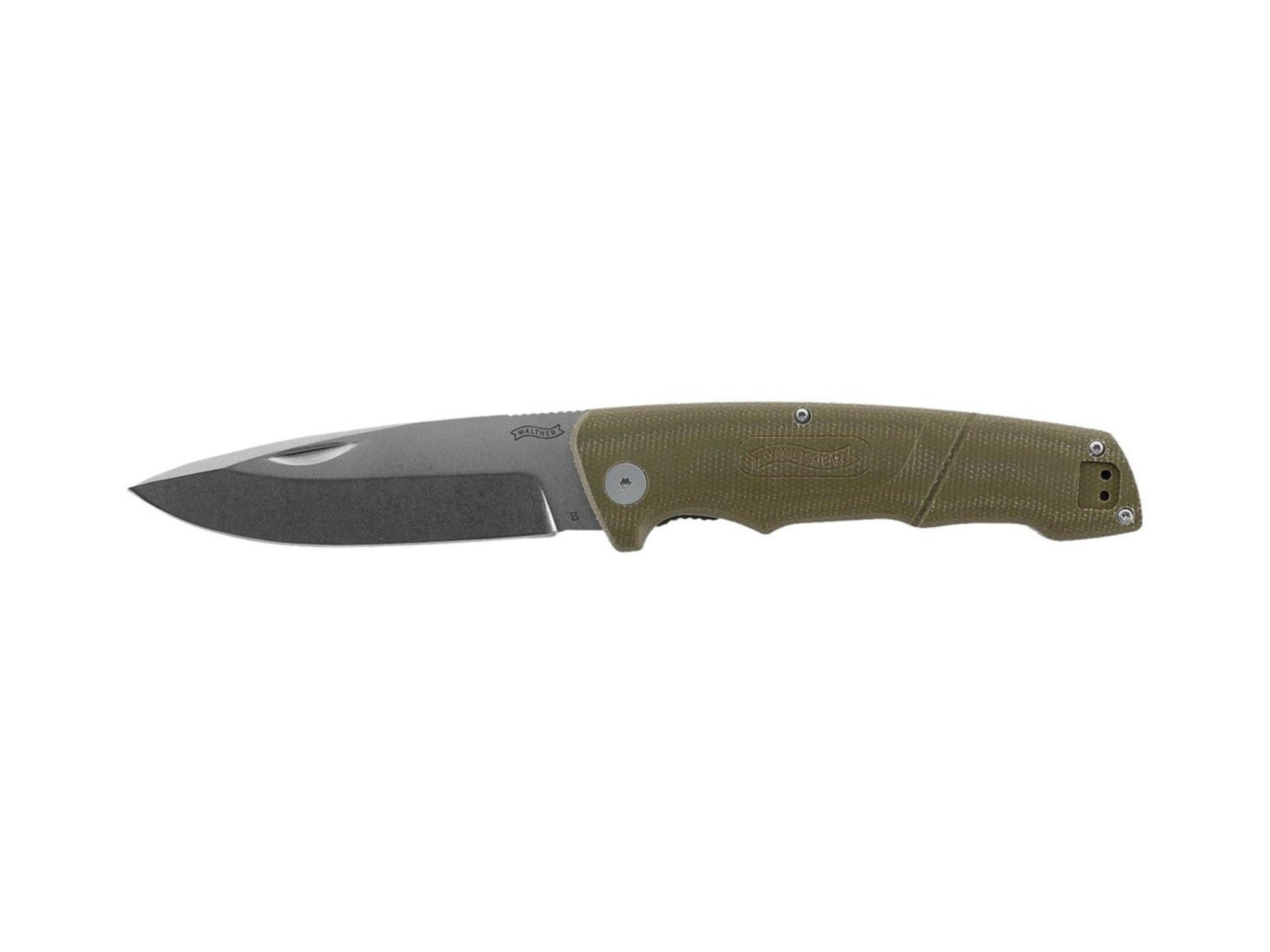 Walther GNK 1 Folding Knife D2 Steel 10.7cm - Green