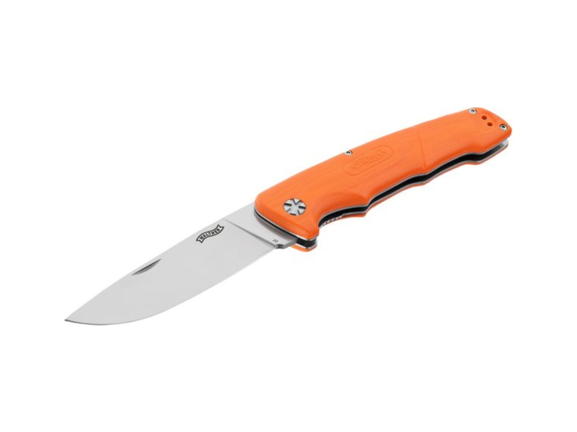 Walther HBF2 Folding Pocket Knife Orange D2 Steel