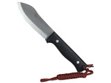 Miguel Nieto Sioux Nessmuk Fixed Knife 11.3cm | Black Micarta