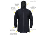 Swazi Sentinel Ultralite Jacket Waterproof & Windproof Black