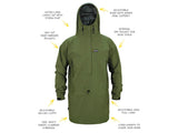 Swazi Tahr Ultralite Jacket Olive Waterproof & Windproof