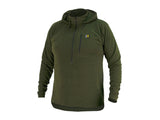 Swazi Brocco Hooded Long Sleeve Microfleece Shirt | Olive