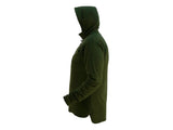 Swazi Brocco Hooded Long Sleeve Fleece Shirt Olive