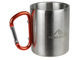 Trailmate Carabiner Travel Mug 300ml | Insulated Stainless Steel