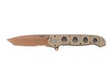 CRKT M16 - 14D Desert Big Dog Folding Knife with Desert Tanto Copper and Triple
