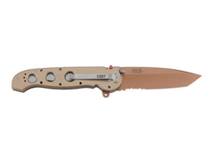 CRKT M16 - 14D Desert Big Dog Folding Knife with Desert Tanto Copper and Triple