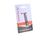 Trailmate Titanium Safety Whistle 6g with Reflective Lanyard
