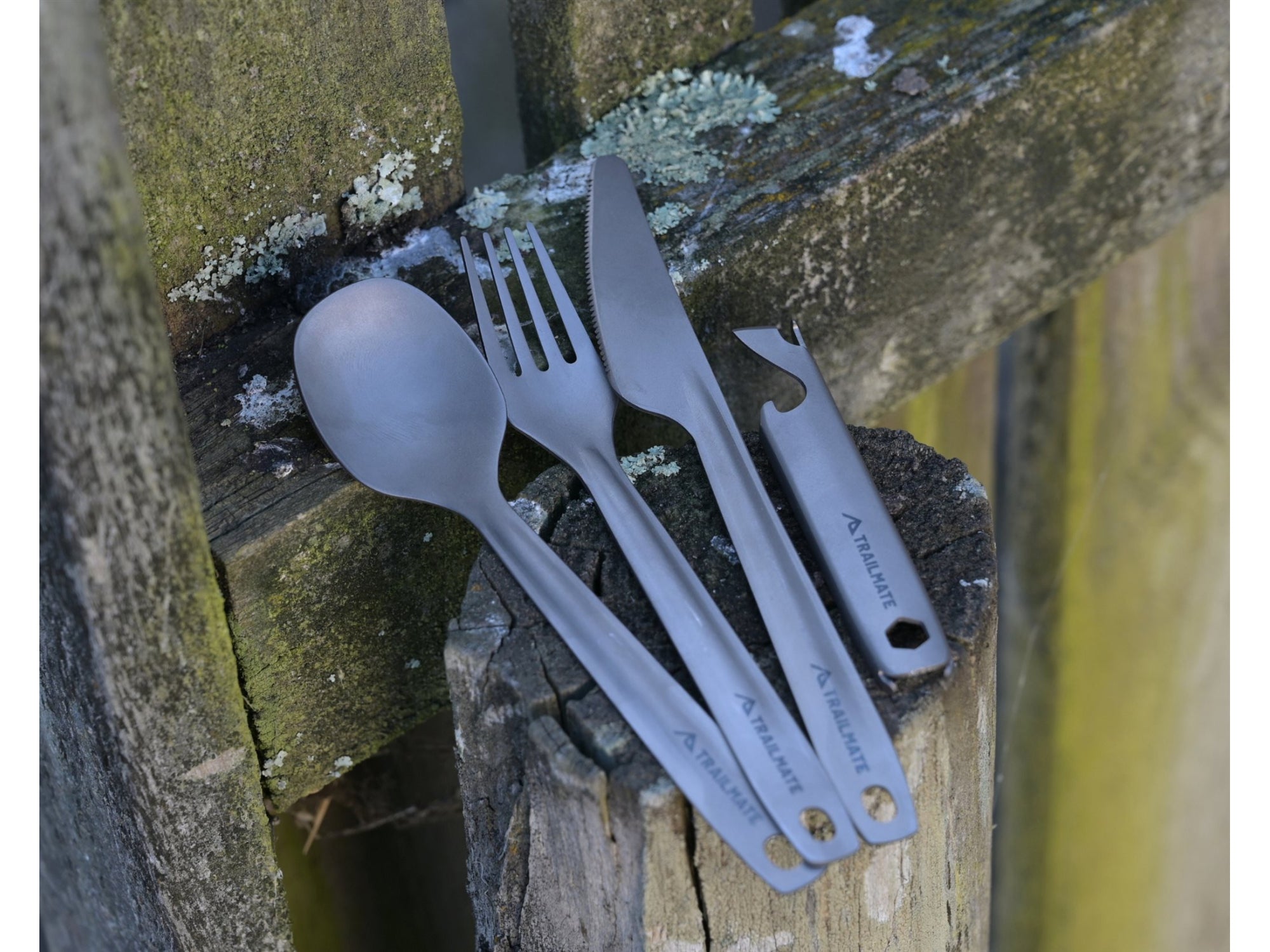 Trailmate Titanium 4 Piece Cutlery Set 50g