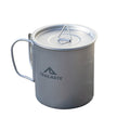 Trailmate Titanium Mug 450ml With Lid Lightweight