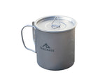 Trailmate Titanium Mug 450ml With Lid Lightweight