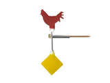 Fun Target Dual Airgun Rooster Spinner Target