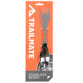 Stainless Steel Spork with Mini Serrated Knife