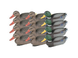 Mallard Duck Decoy Family Pack 12 Piece 16 Inch | 4 Drakes 8 Hens