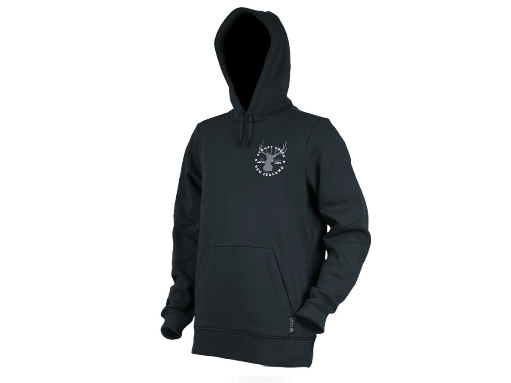 Stoney Creek Patch Hoodie Charcoal