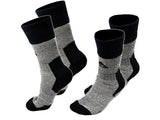 Manitoba NZ Made Merino Wool Tramping Socks 2 Pack