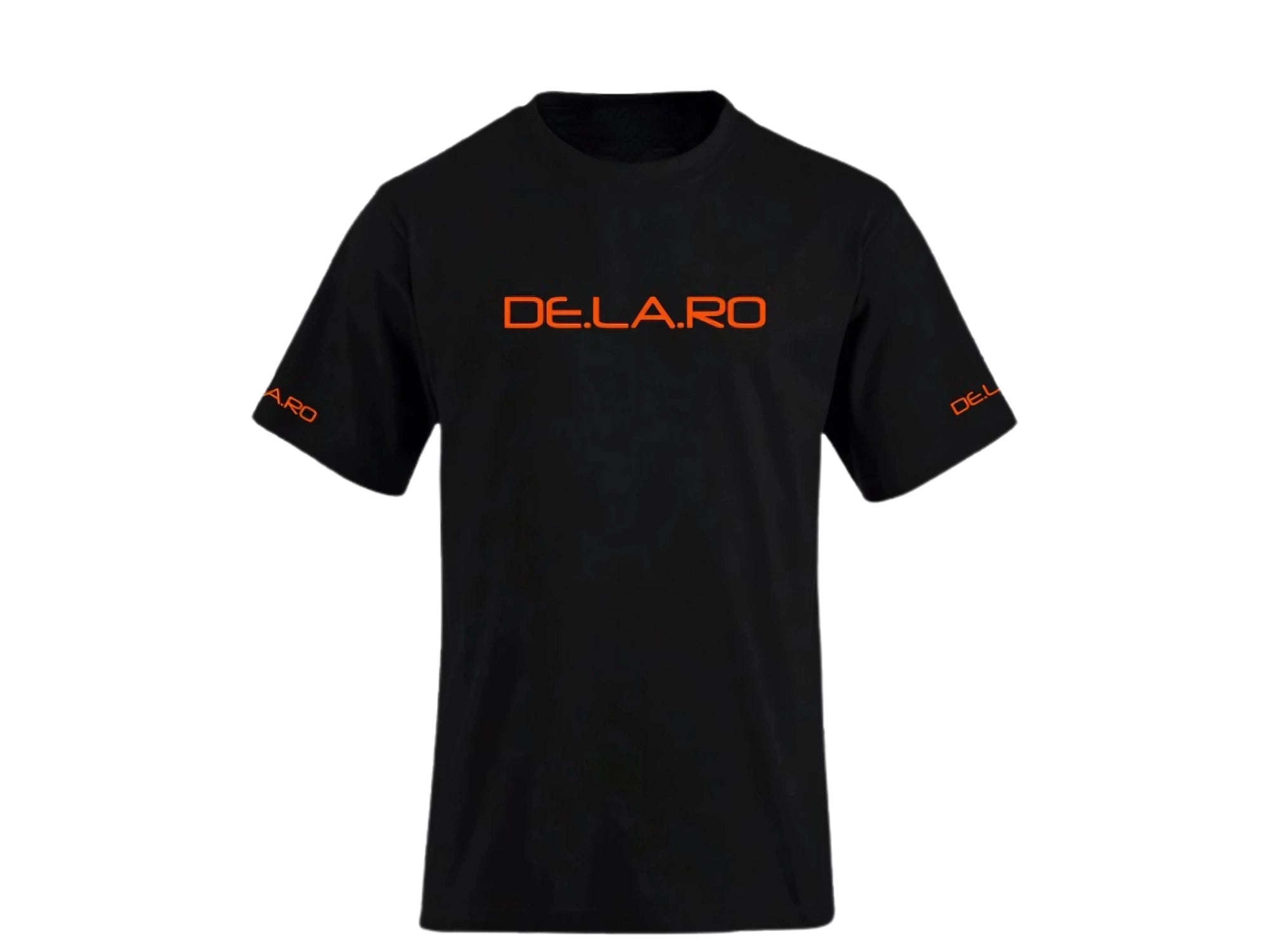 DE.LA.RO T-Shirt Black/Orange