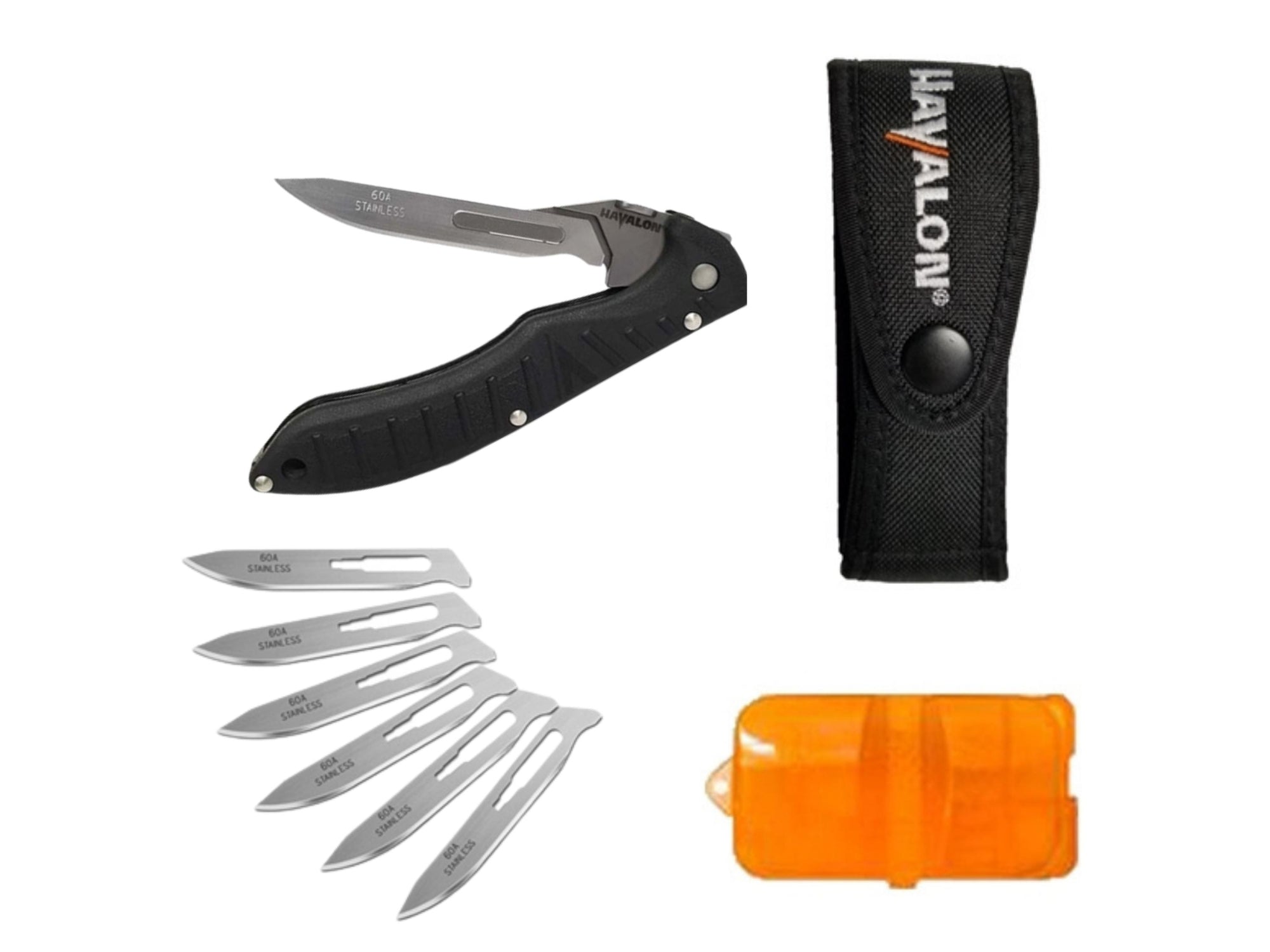 Havalon Forge Folding Knife Quik-Change Blade System | Black