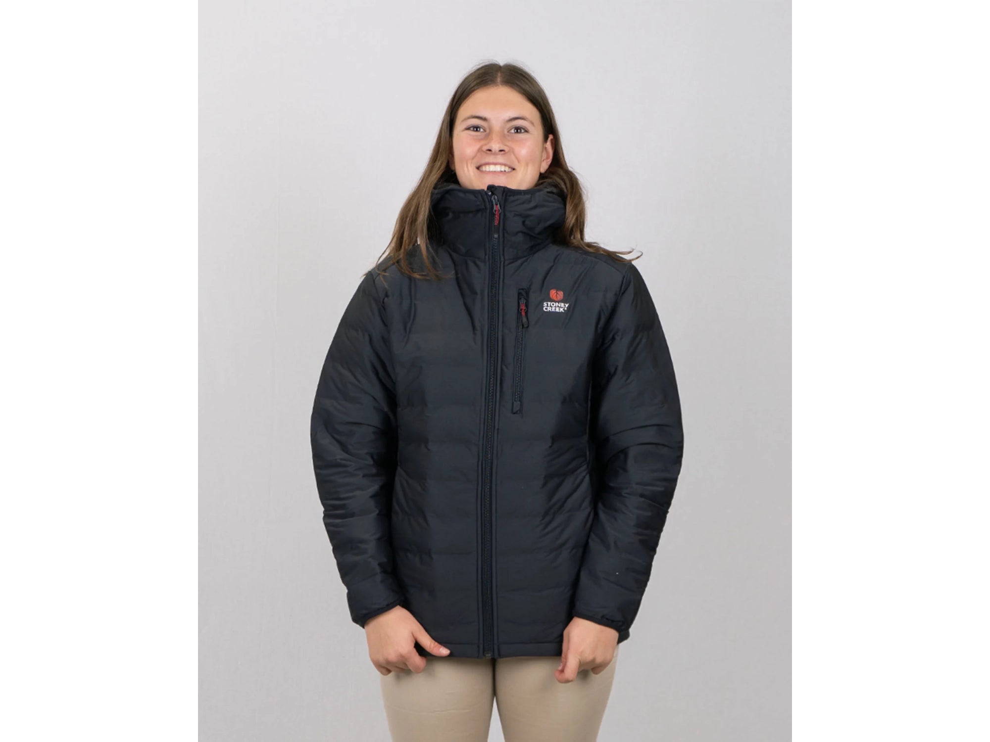 Stoney Creek Women's ThermoGuard Insulated Puffer Jacket Charcoal